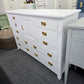 10 drawers 1 door white dresser