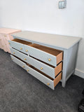 Gray 7 drawers dresser