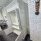 Gorgeous bamboo lacquered alabaster armoire