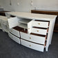 Alabaster 8 drawers 2 doors dresser