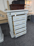 6 drawers gray chest