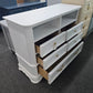 Cute white 5 drawers dresser/stand