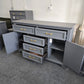 Lane dark gray dresser