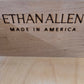 Ethan allen solid wood beige cabinet
