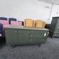 Stanley green lacquered MCM cabinet