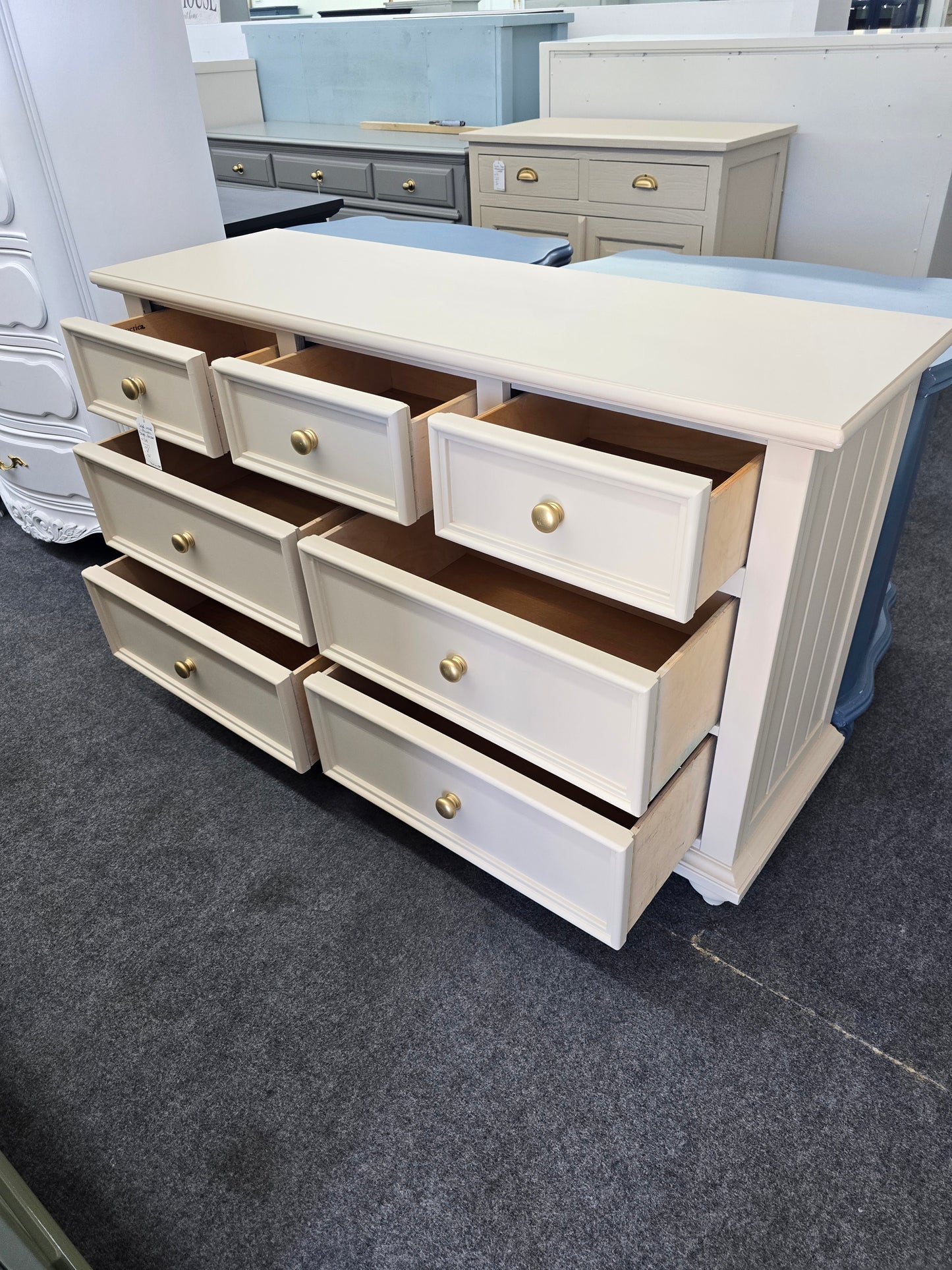 Young America beige dresser