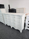 Alabaster 8 drawers solid wood dresser