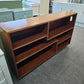 Mid century modern solid wood bookshelf