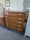 Mid century modern 4 drawers chest