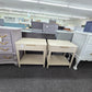 Harden creamy pair of end tables