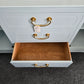 Baby blue solid wood WHITE FURNITURE  lacquer sideboard