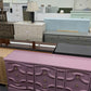 Purple vintage long dresser