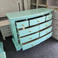 Green lacquer medium dresser
