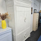 Gorgeous bamboo lacquered alabaster armoire