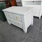 Gray 2 drawers small dresser