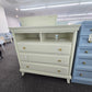 Cream 3 drawers dresser/stand