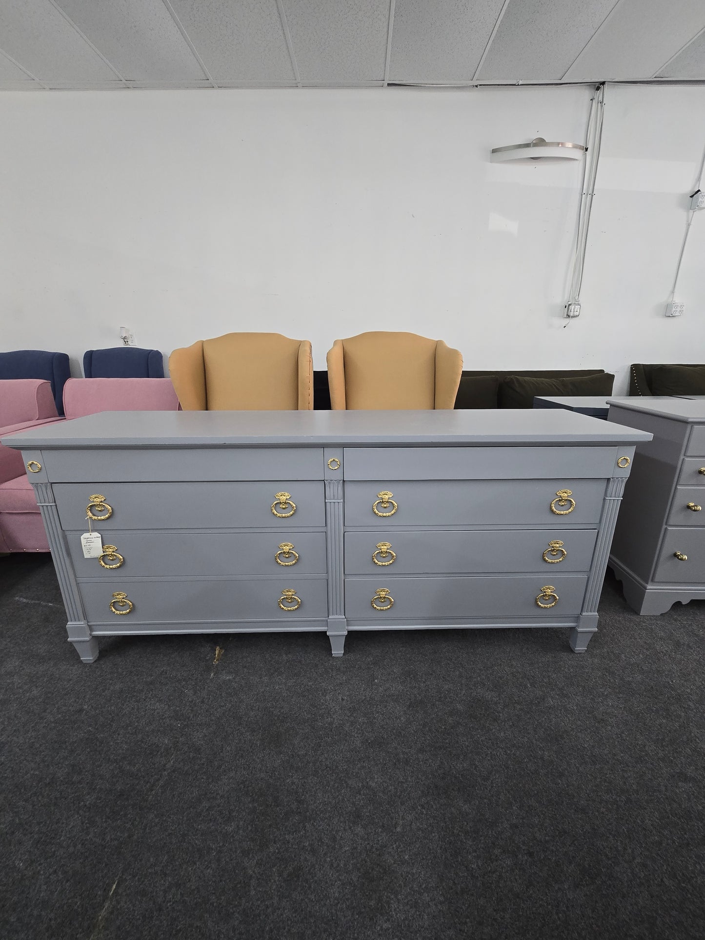 Regency gray Bodart dresser