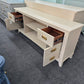 Beige tv stand