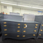 Bassett dark green lacquered dresser