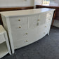 Alabaster 8 drawers 2 doors dresser