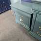 Green e drawers nightstand