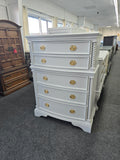 Solid wood Icy 5 drawers chest