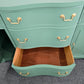 Solid wood green buffet