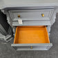 Liberty green gray lacquered nightstand