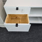 Solid wood off white TV stand