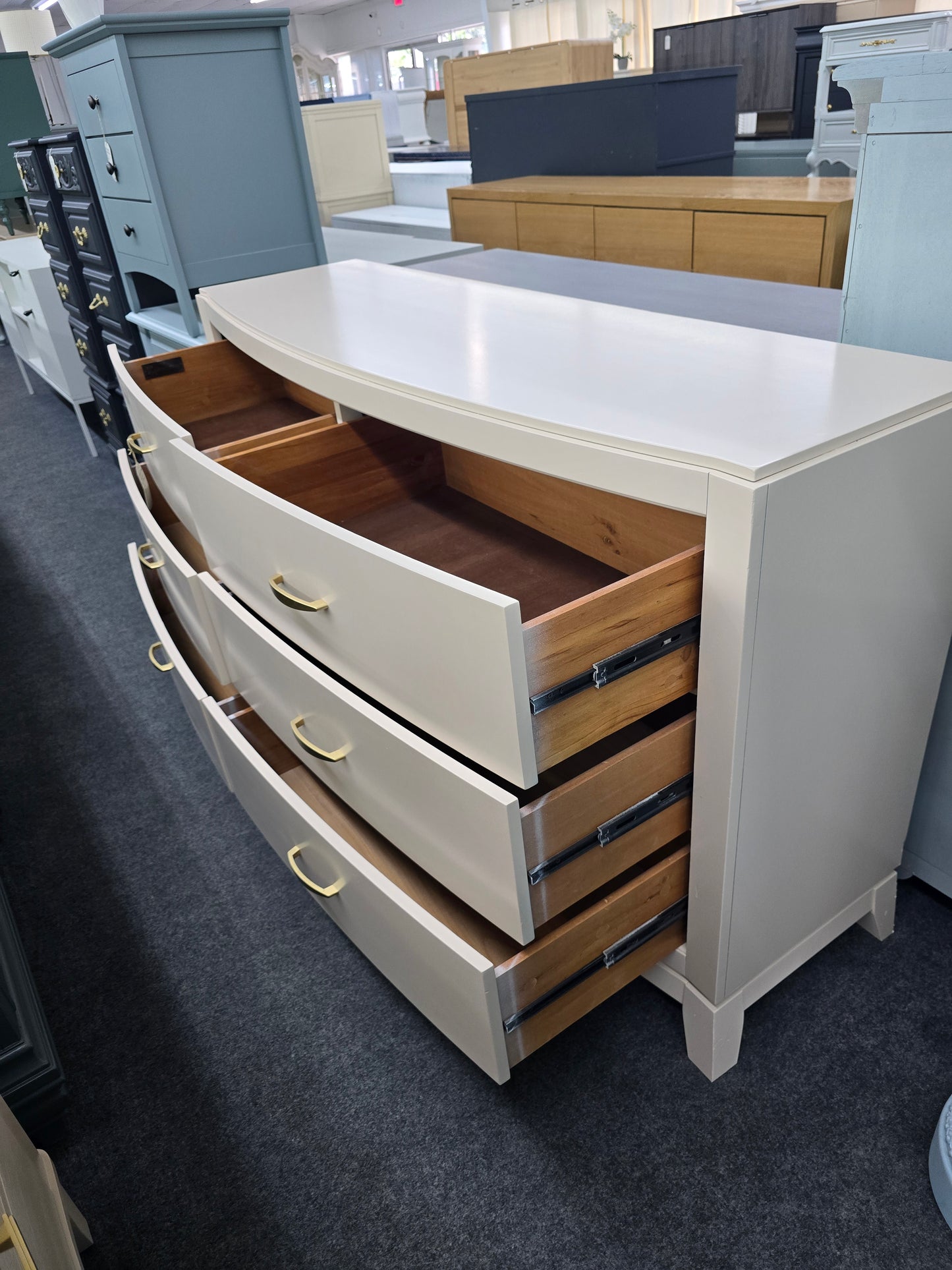Liberty cream lacquered dresser