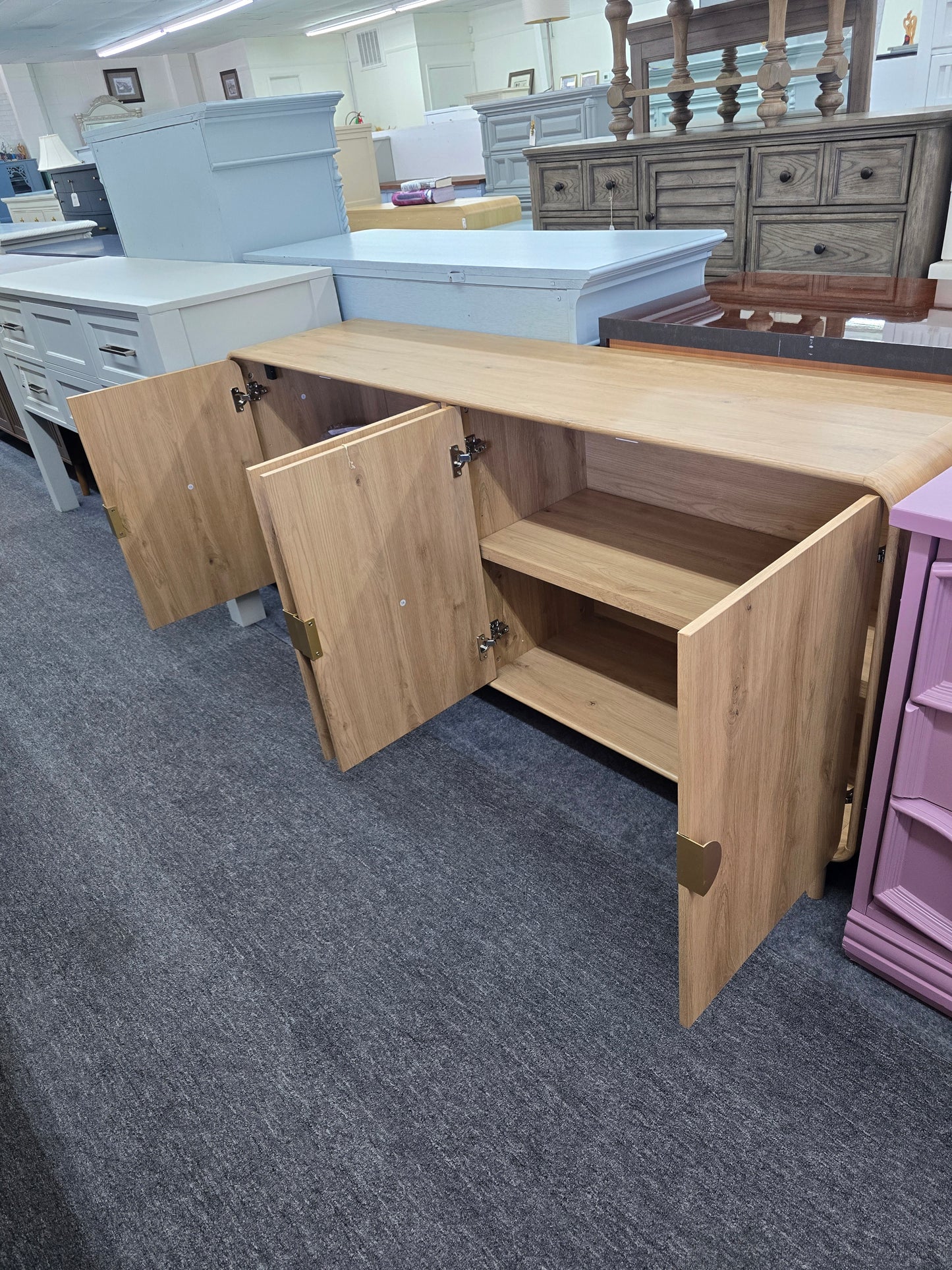 *New* 70" wooden tv stand