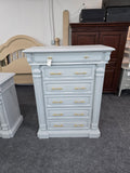 6 drawers gray chest