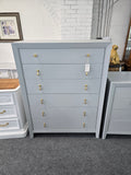 Solid wood Kincaid gray chest