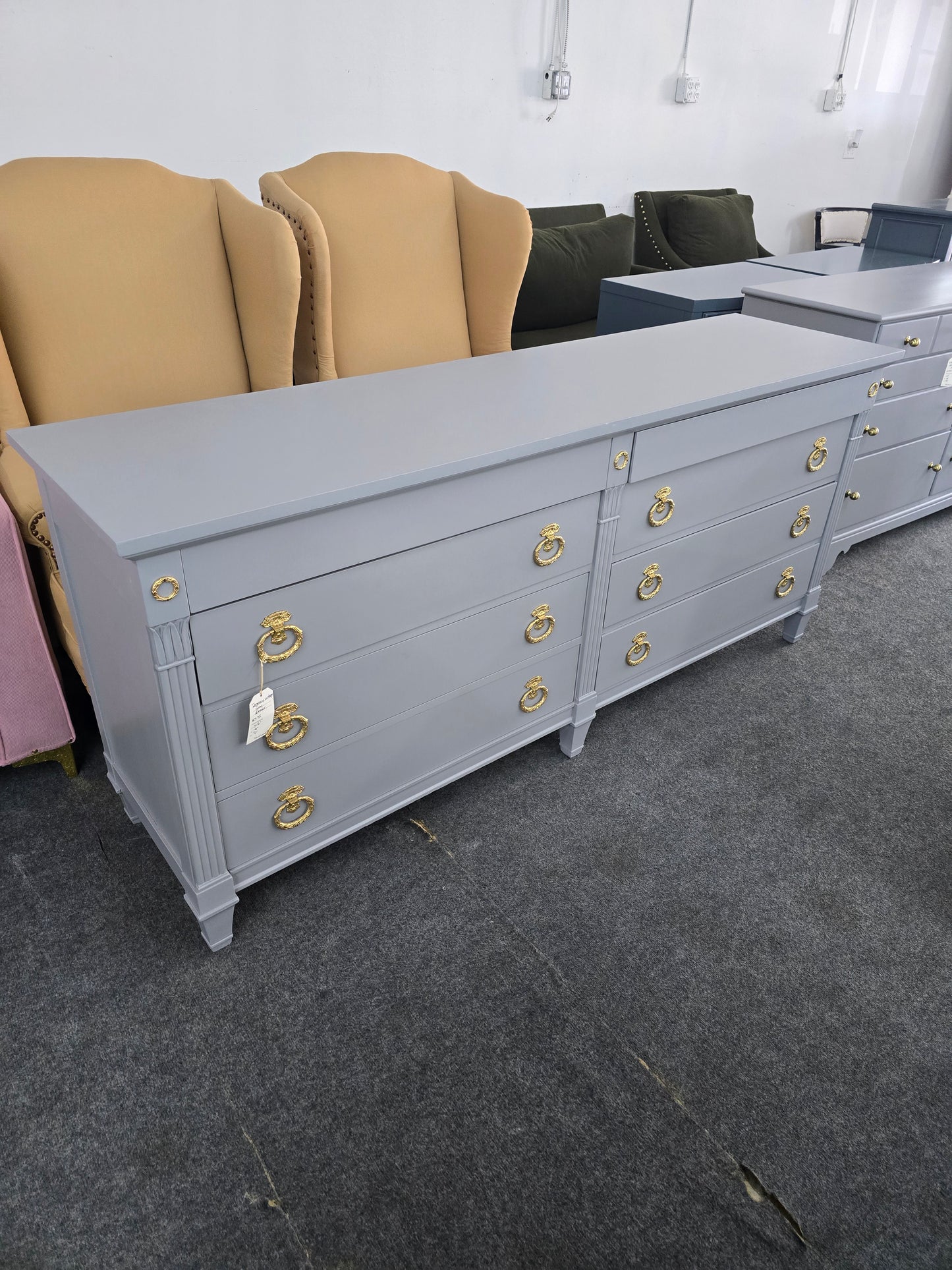 Regency gray Bodart dresser