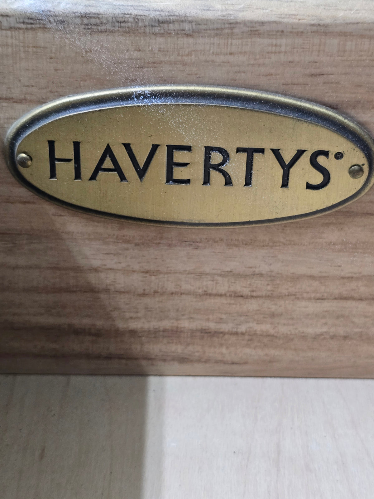 Havertys green bamboo armoire