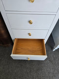 Lacquered blue lingerie chest