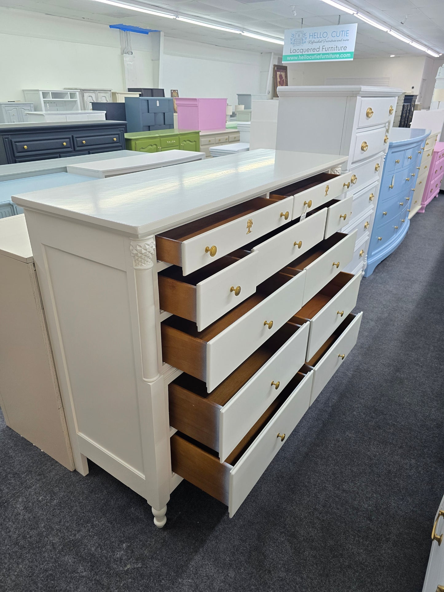 Tommy Bahama lacquered dresser