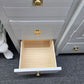 Rustic gray long dresser