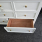 White lacquered "new classic" dresser