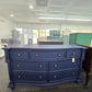 Navy blue 7 drawers dresser