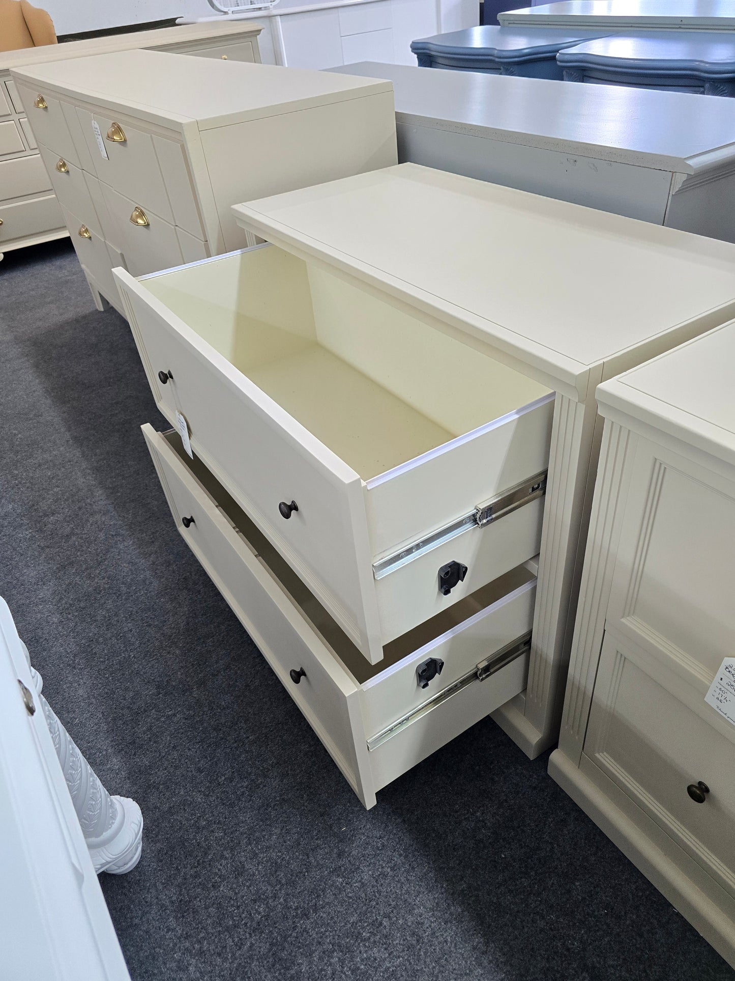 Modern beige small dresser