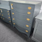 Bassett dark green lacquered chest
