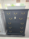 Solid wood inkwell tall chest