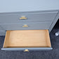 Solid wood green 6 drawers dresser