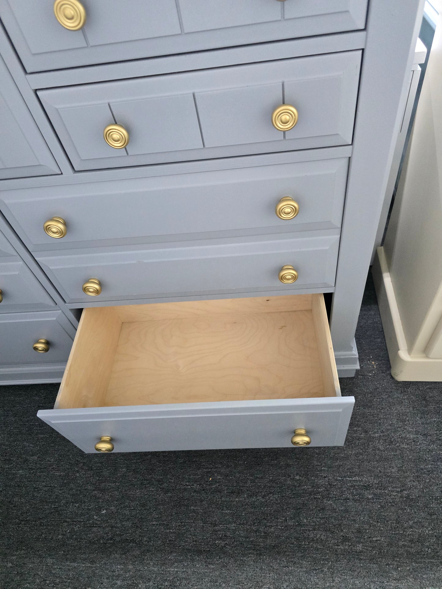 Bassett gray big dresser