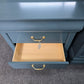 Green e drawers nightstand