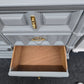 Bassett gray vintage dresser