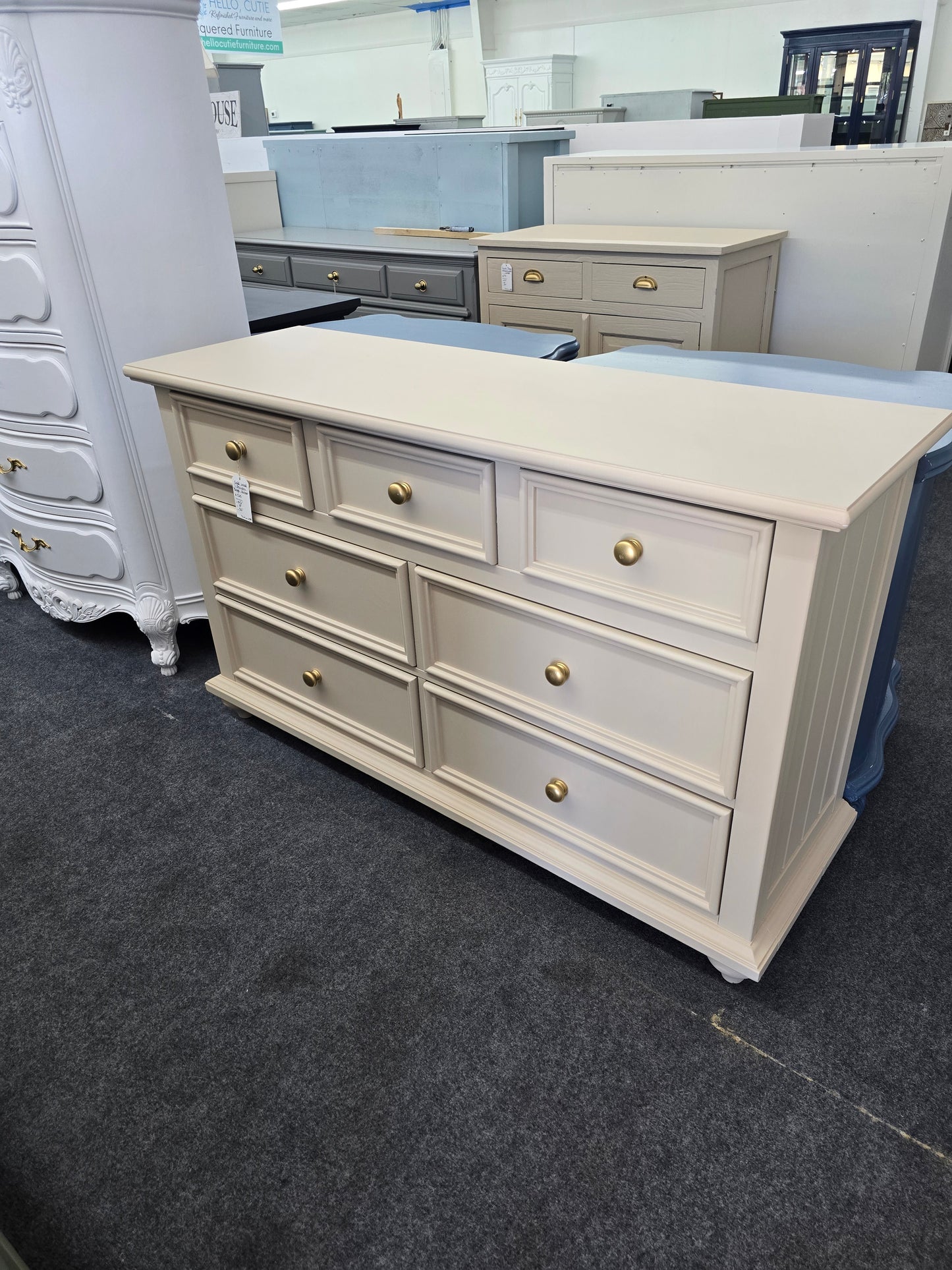 Young America beige dresser
