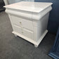 Cute 3 drawers pale pink  nightstand