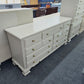 Vintage beige 7 drawers dresser